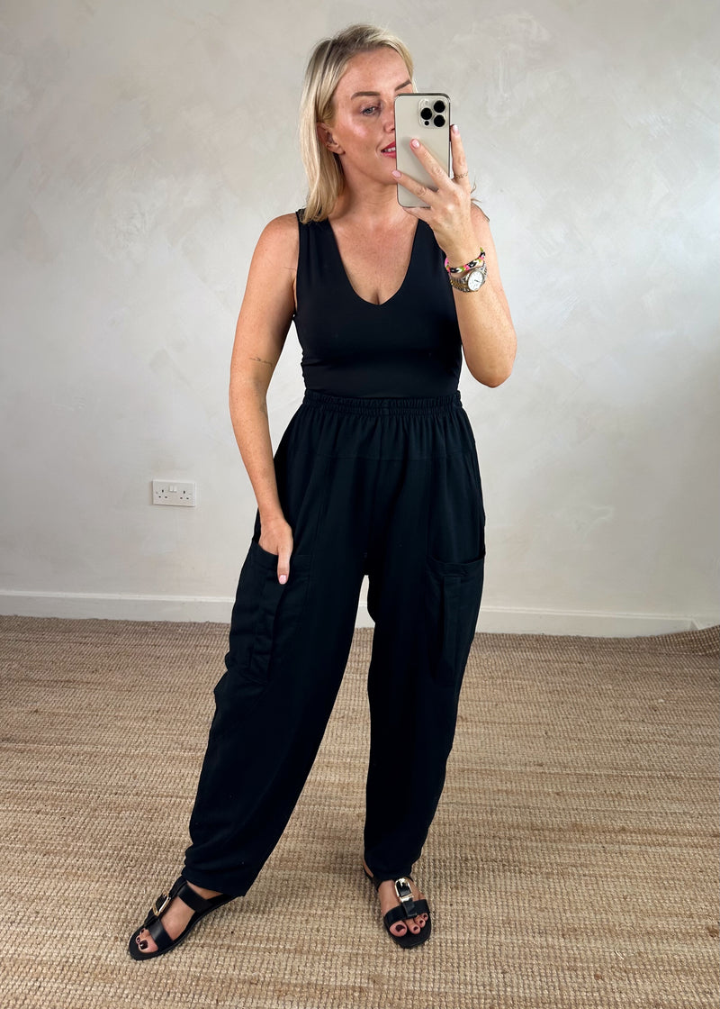 Otis casual pants - black-The Style Attic