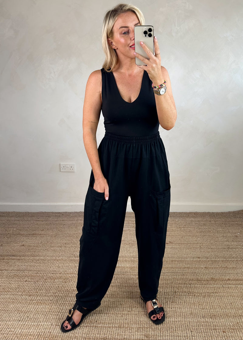 Otis casual pants - black-The Style Attic