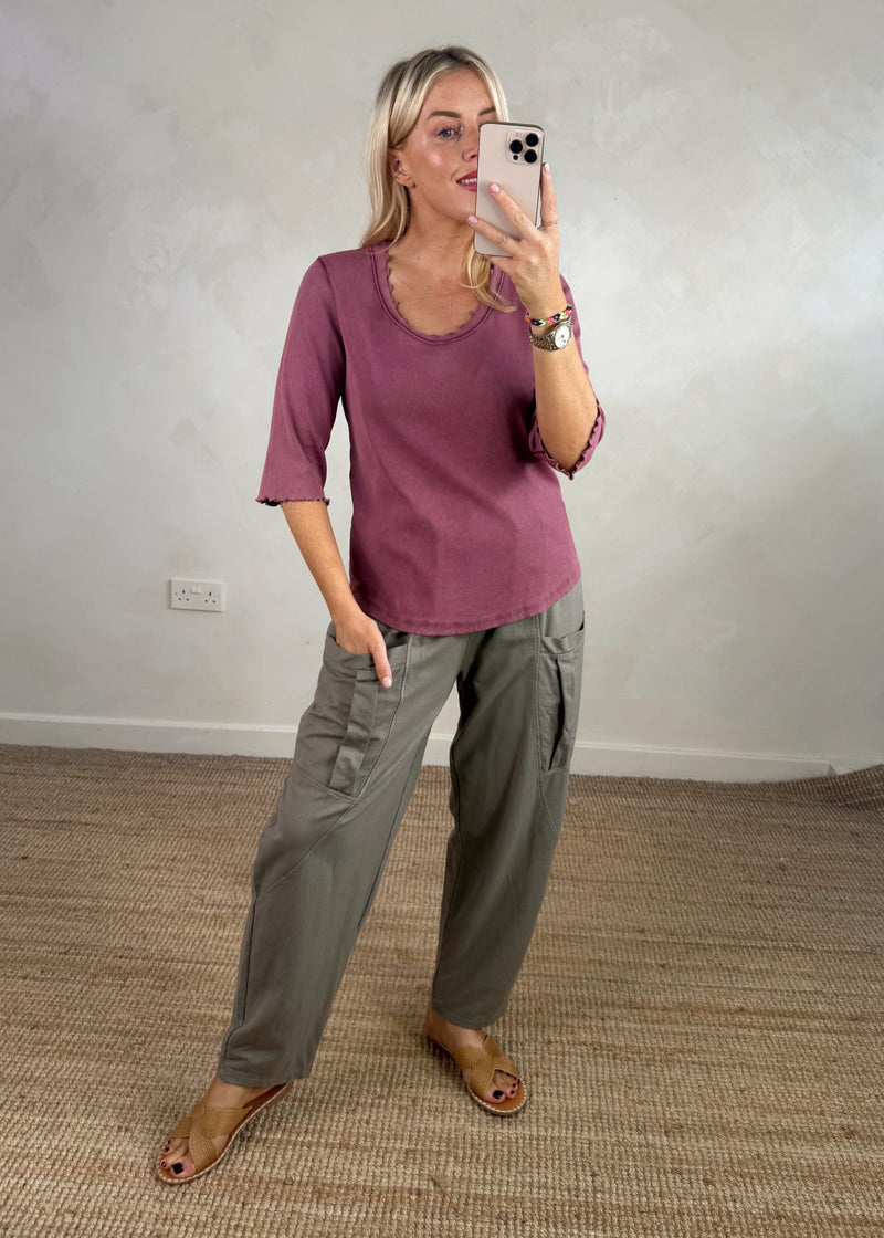 Otis casual pants - mocha-The Style Attic