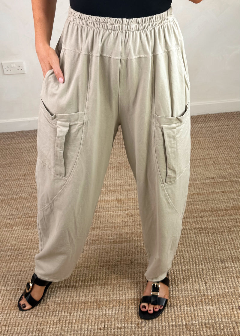 Otis casual pants - navy-The Style Attic