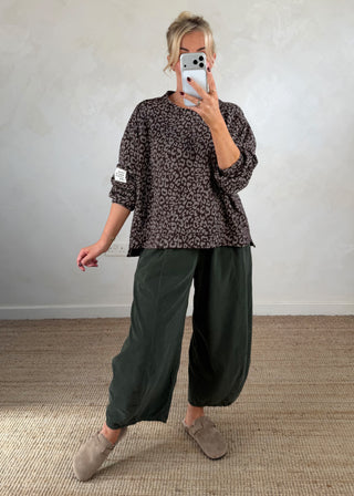Perfect sweater - Chocolate leopard-The Style Attic