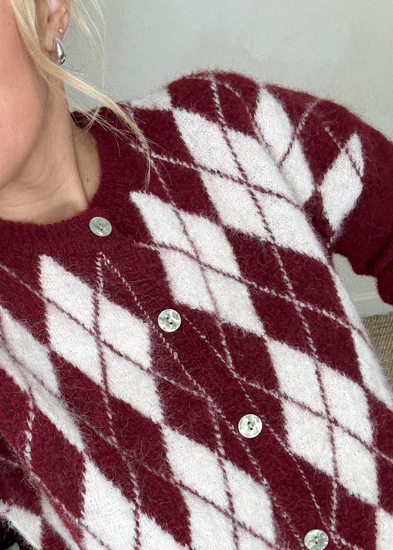 Peta argyle knit - three-The Style Attic
