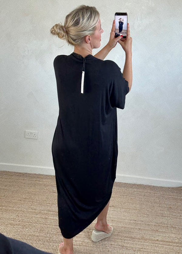 Phoebe draped midi-The Style Attic