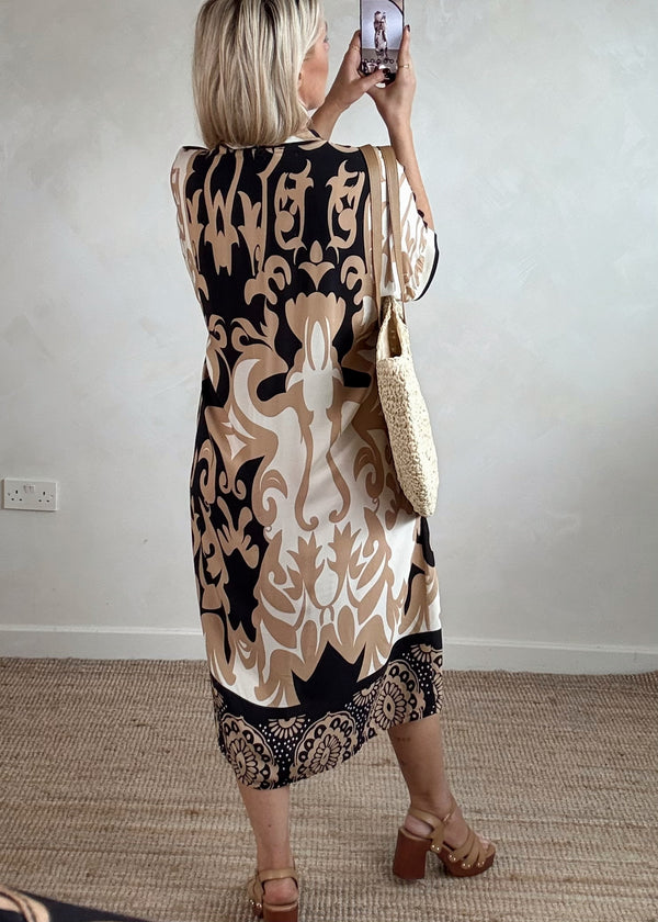 Pippa midi dress - baroque-The Style Attic