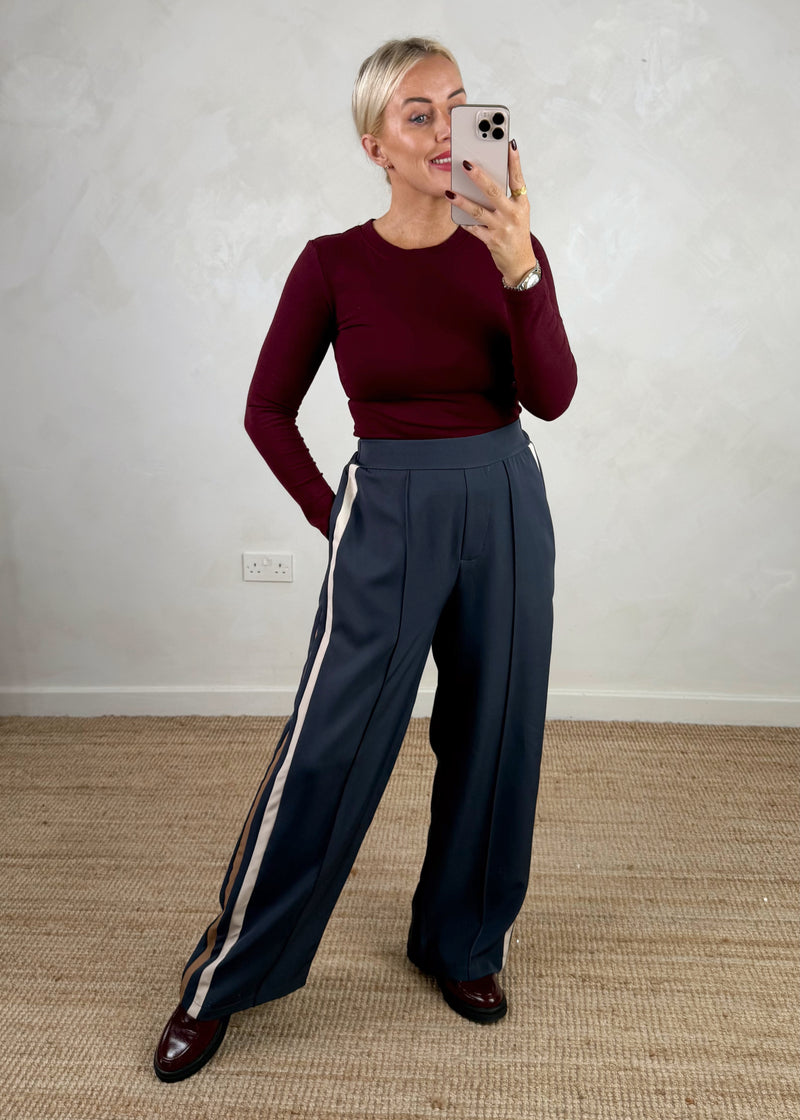 Prue striped trouser -The Style Attic
