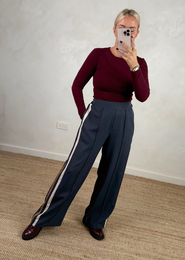 Prue striped trouser -The Style Attic