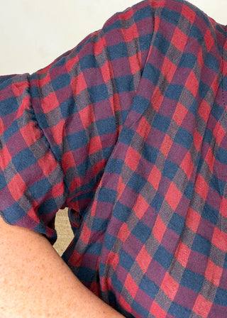 Raffy checked top - Four-The Style Attic