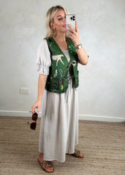 Reversible quilted gilet-The Style Attic