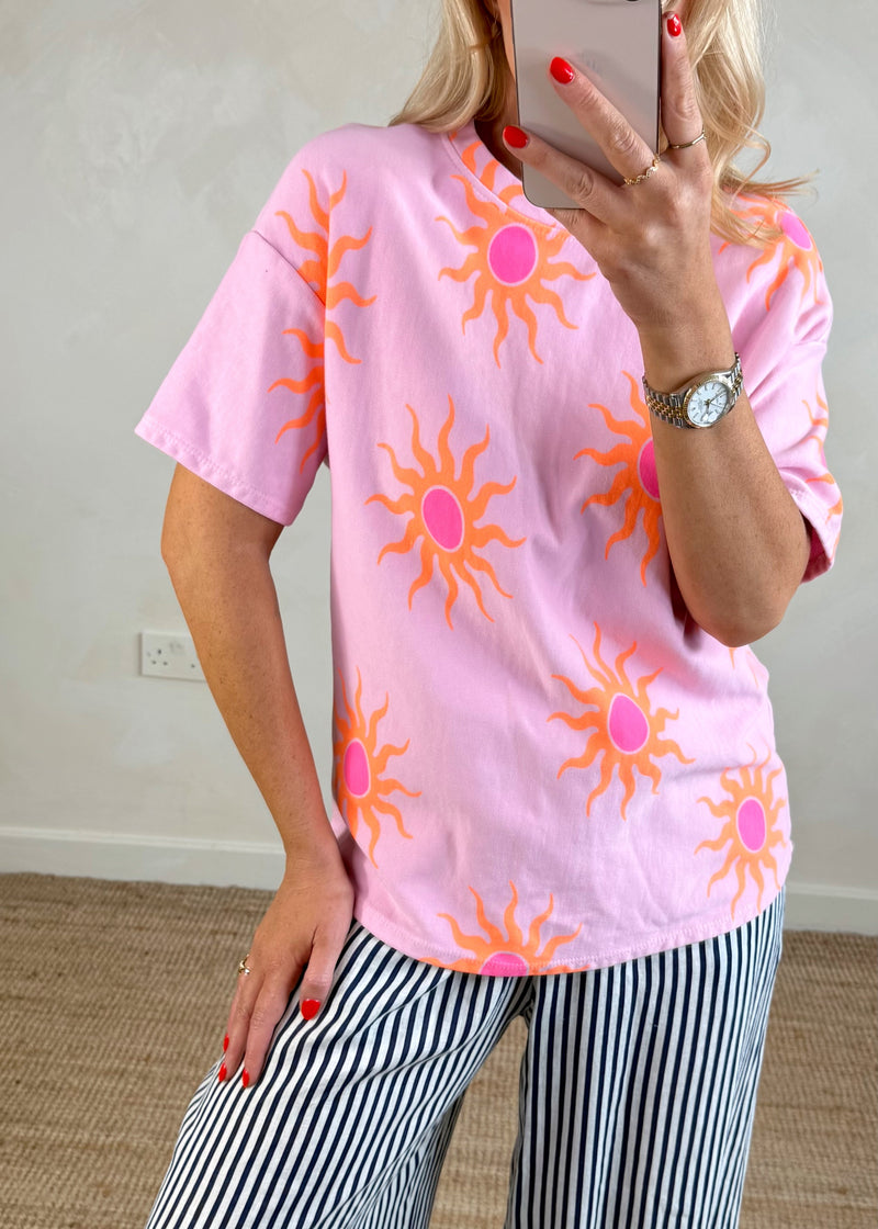 Rexi Tee - pink-The Style Attic