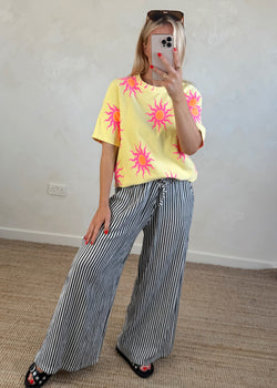 Rexi Tee - yellow-The Style Attic