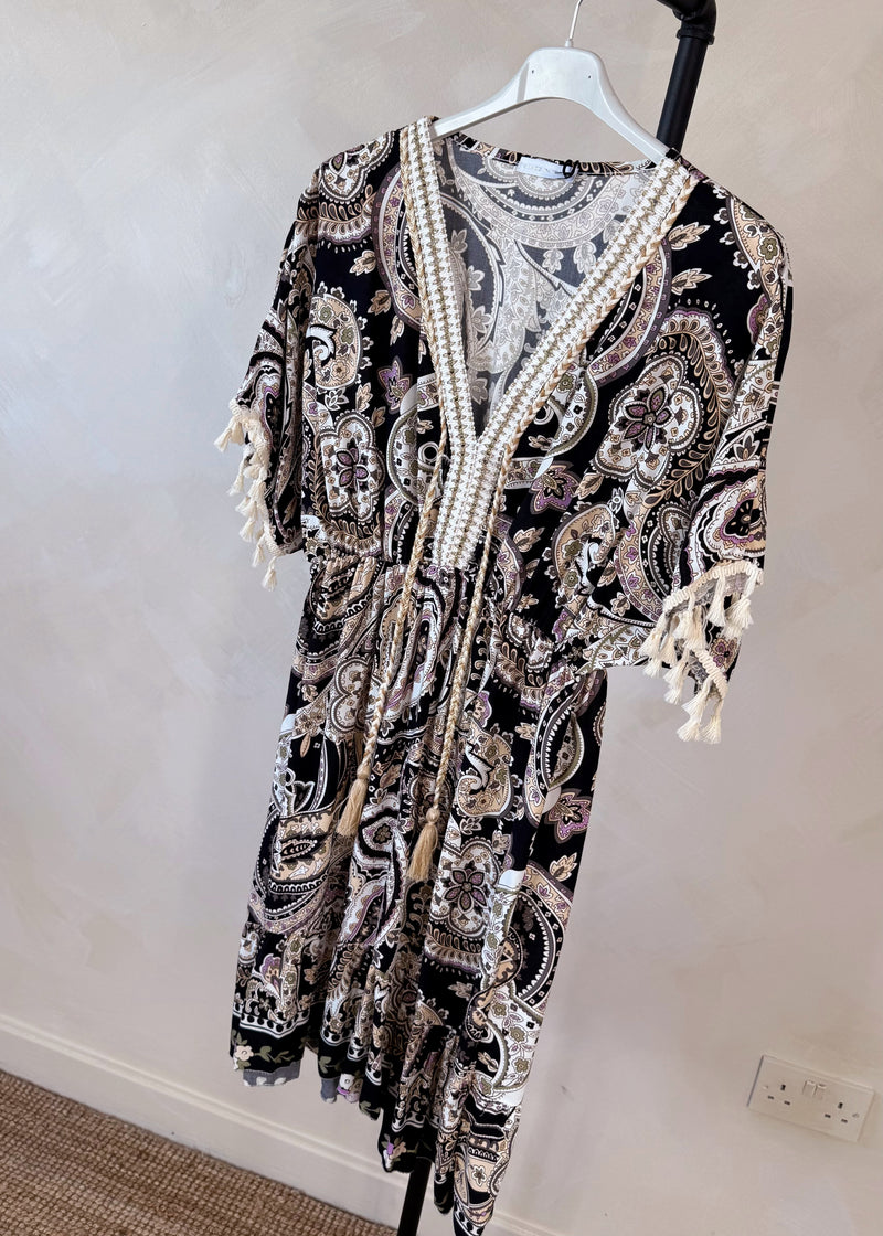 Rhonda sundress - black-The Style Attic