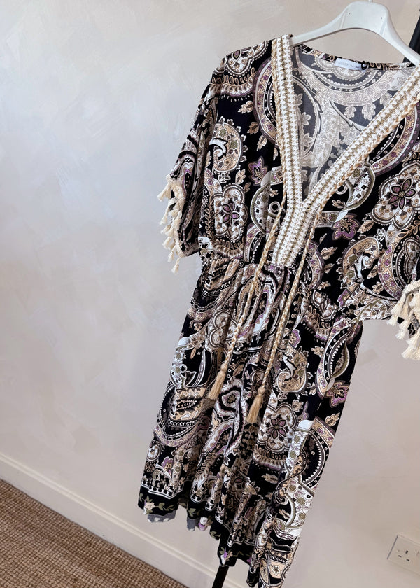 Rhonda sundress - black-The Style Attic