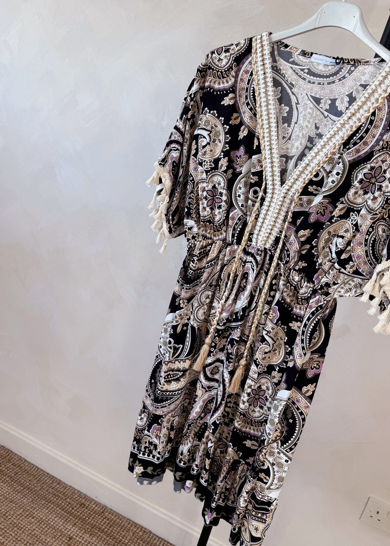Rhonda sundress - black-The Style Attic