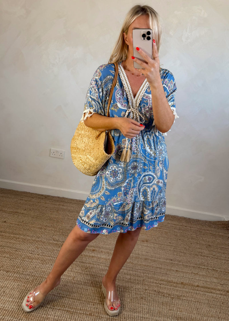 Rhonda sundress - blue-The Style Attic