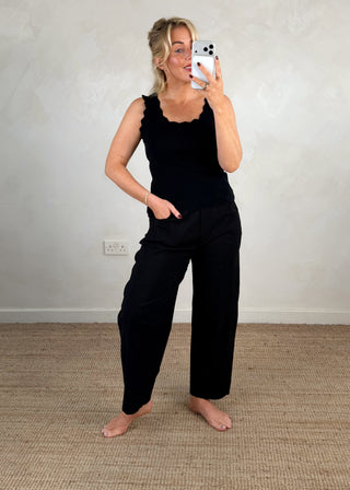 Ribbed vest-The Style Attic