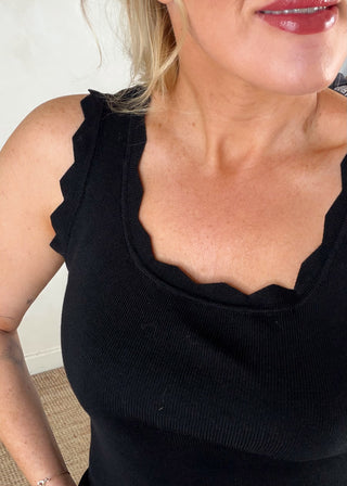 Ribbed vest-The Style Attic