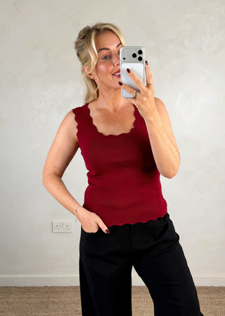 Ribbed vest-The Style Attic