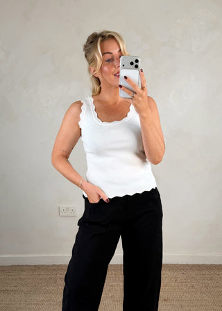Ribbed vest-The Style Attic