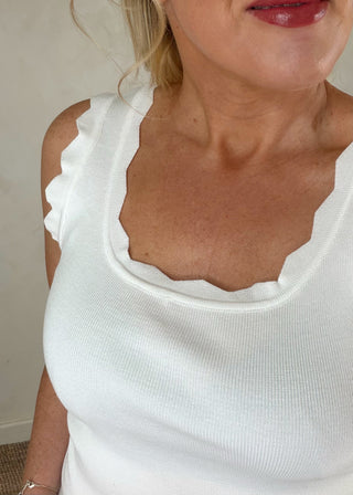 Ribbed vest-The Style Attic