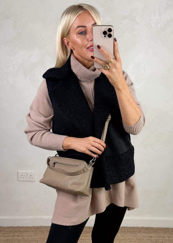 Rick Borg gilet - black-The Style Attic