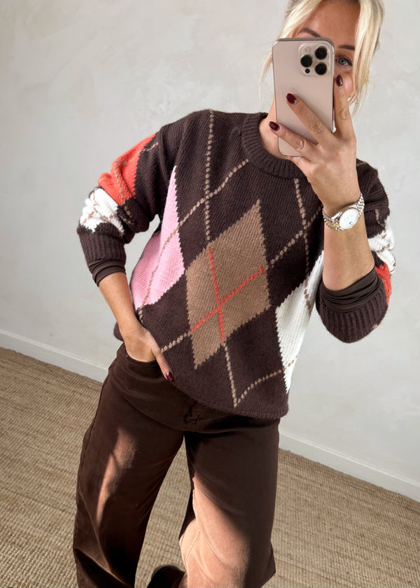 Rory knit - chocolate-The Style Attic