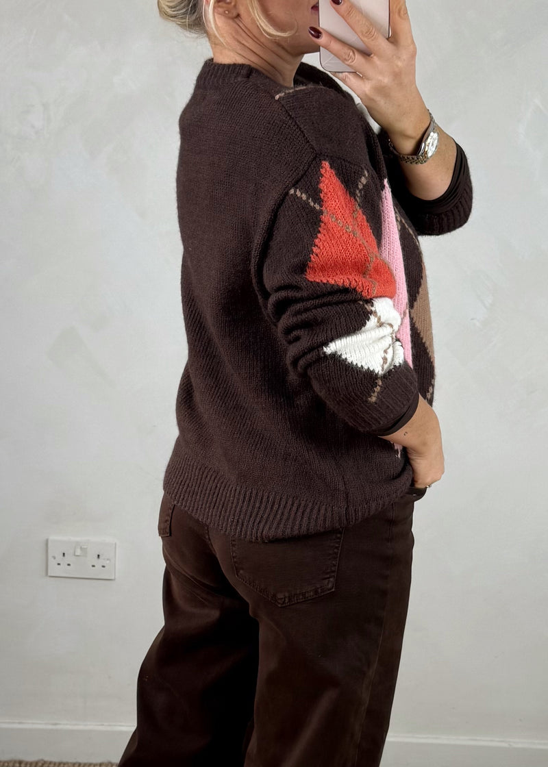 Rory knit - chocolate-The Style Attic