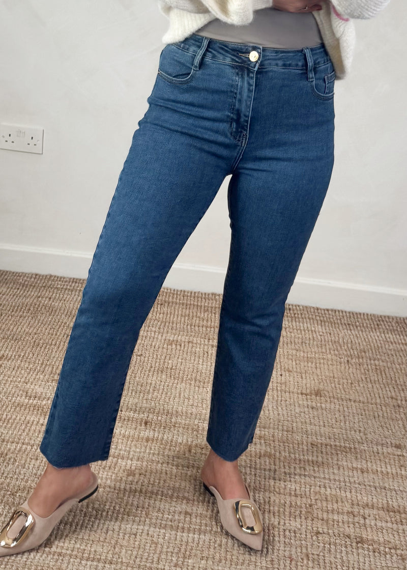 Rosie raw edge jeans (to a size 20)-The Style Attic