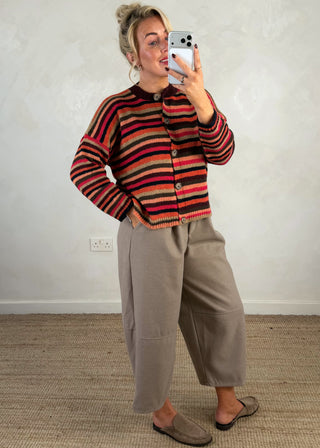 Rosie striped knit - Orange-The Style Attic