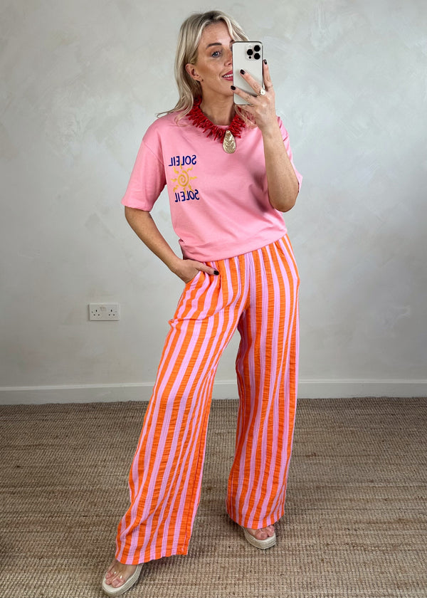 SA Tee - peach soleil-The Style Attic