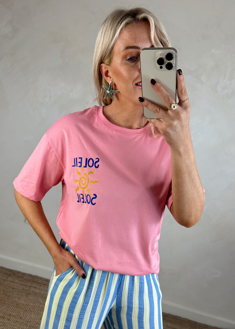 SA Tee - peach soleil-The Style Attic