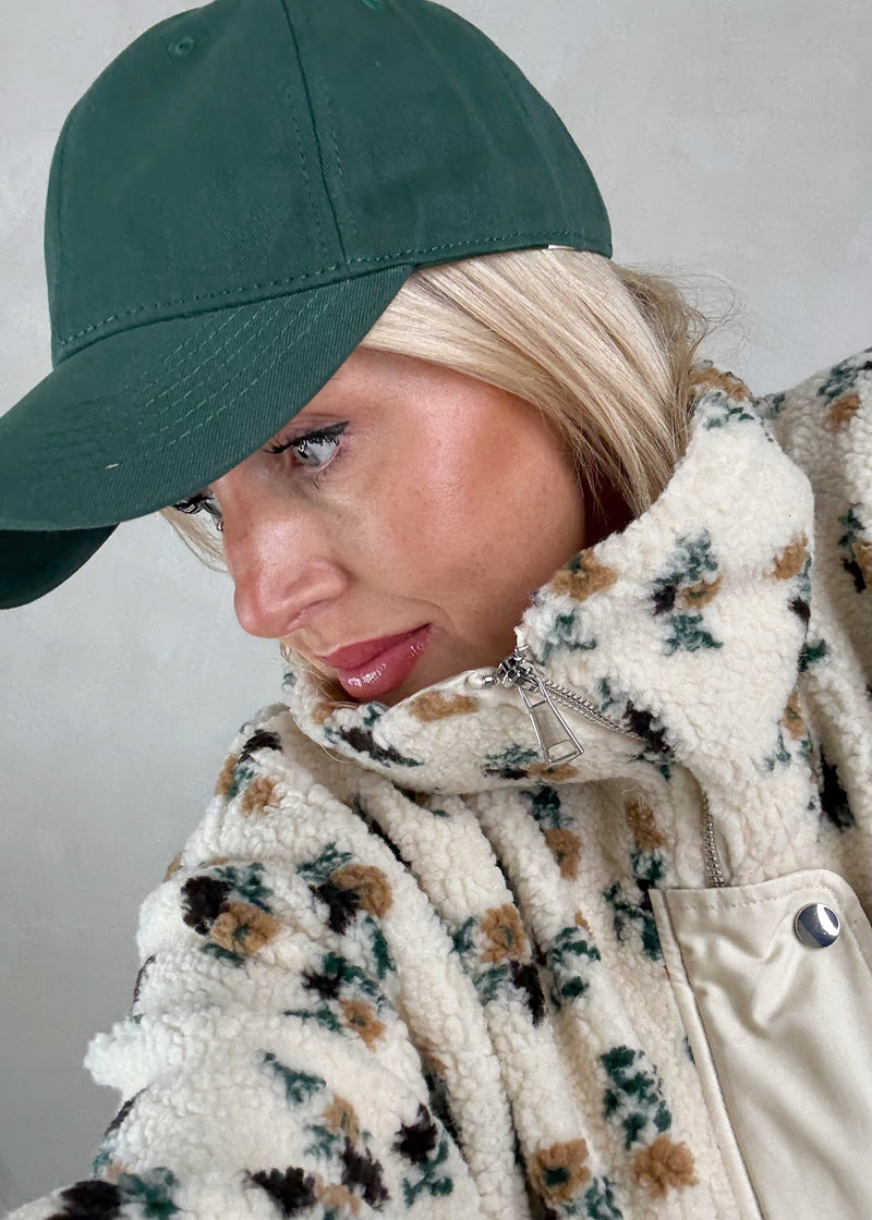 SA baseball cap - forest green-The Style Attic