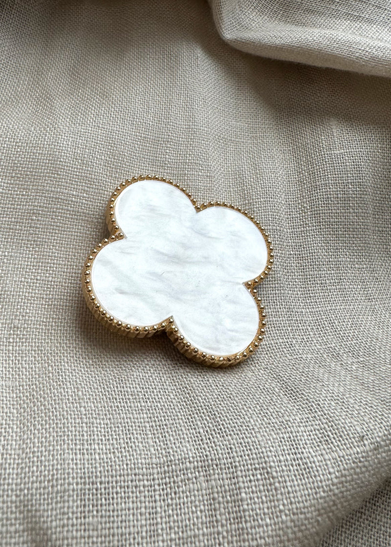 SA clover brooch-The Style Attic