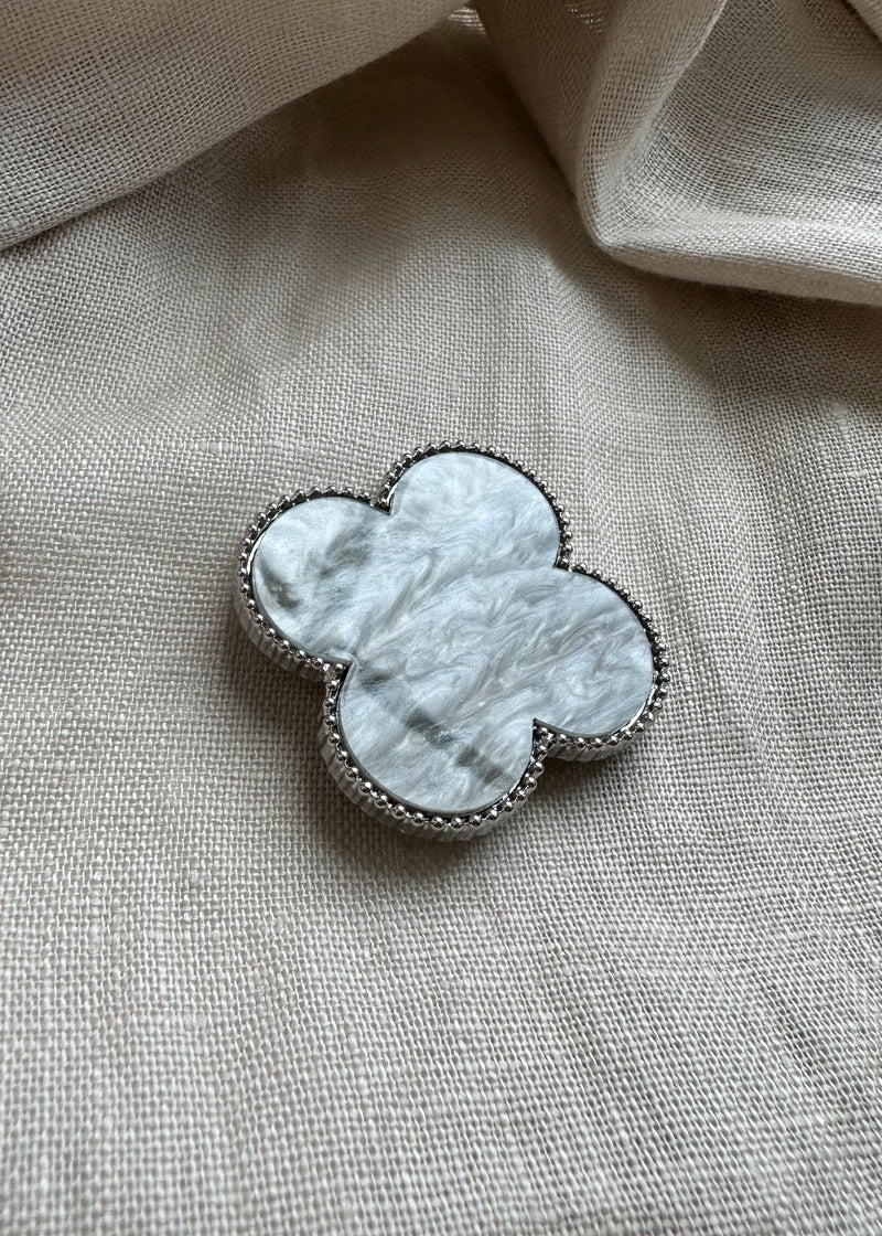 SA clover brooch-The Style Attic