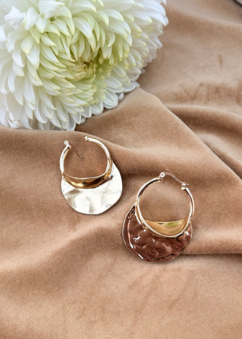 SA earring - gold-The Style Attic