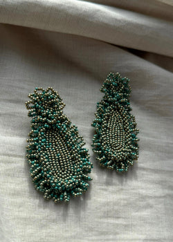 SA earrings - turq-The Style Attic