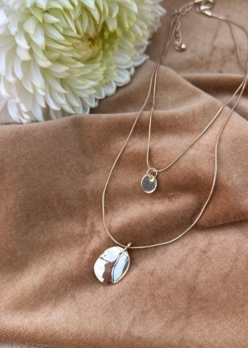 SA necklace - gold-The Style Attic