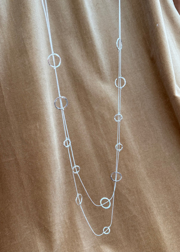 SA necklace - silver-The Style Attic