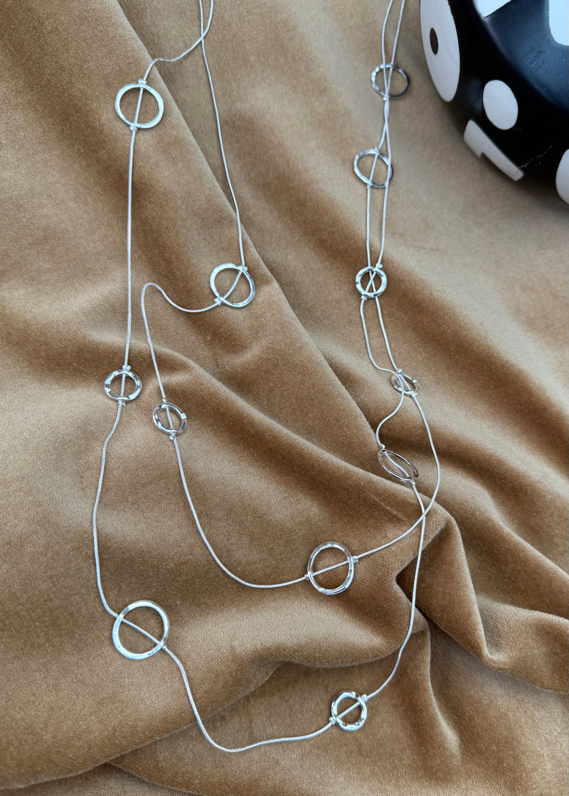 SA necklace - silver-The Style Attic