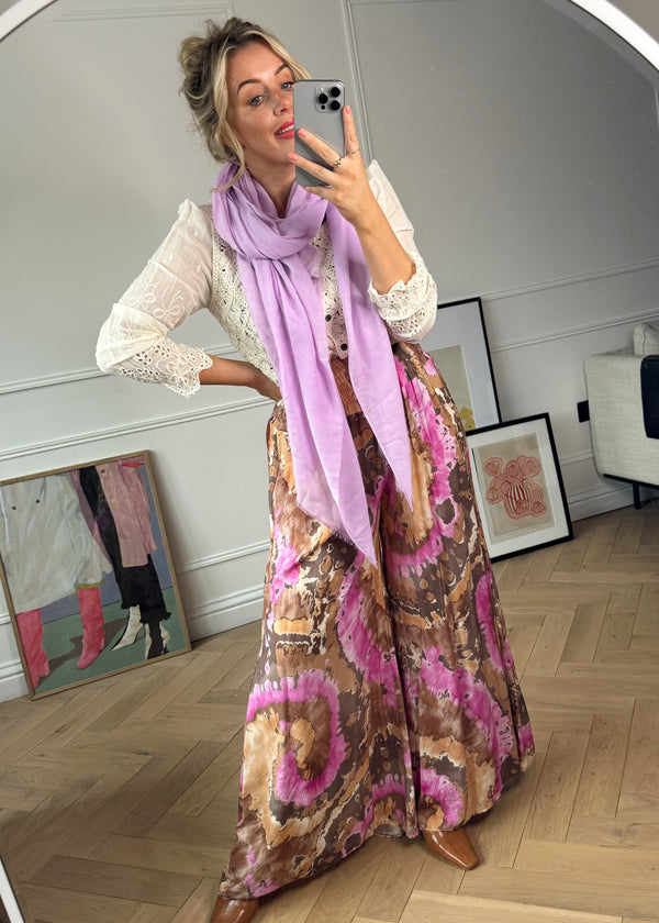 SS24 scarf - lilac-The Style Attic