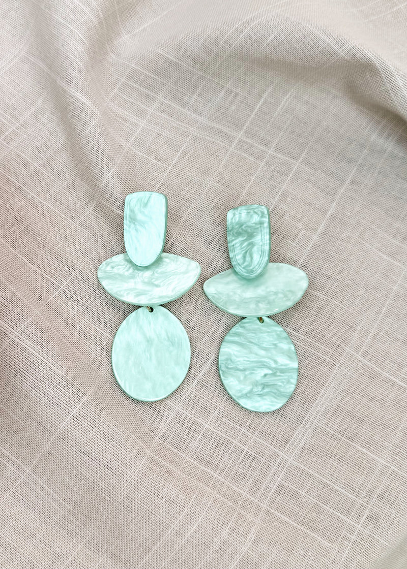 SS25 earring - aqua-The Style Attic