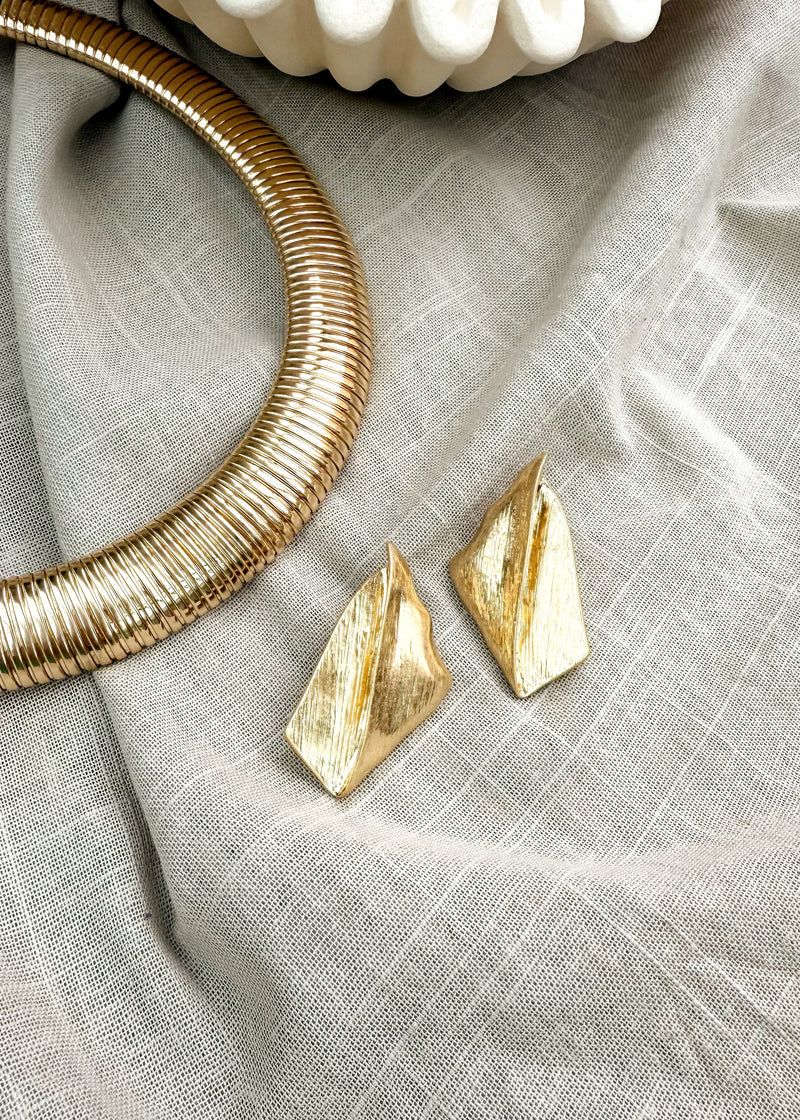 SS25 earring - gold-The Style Attic
