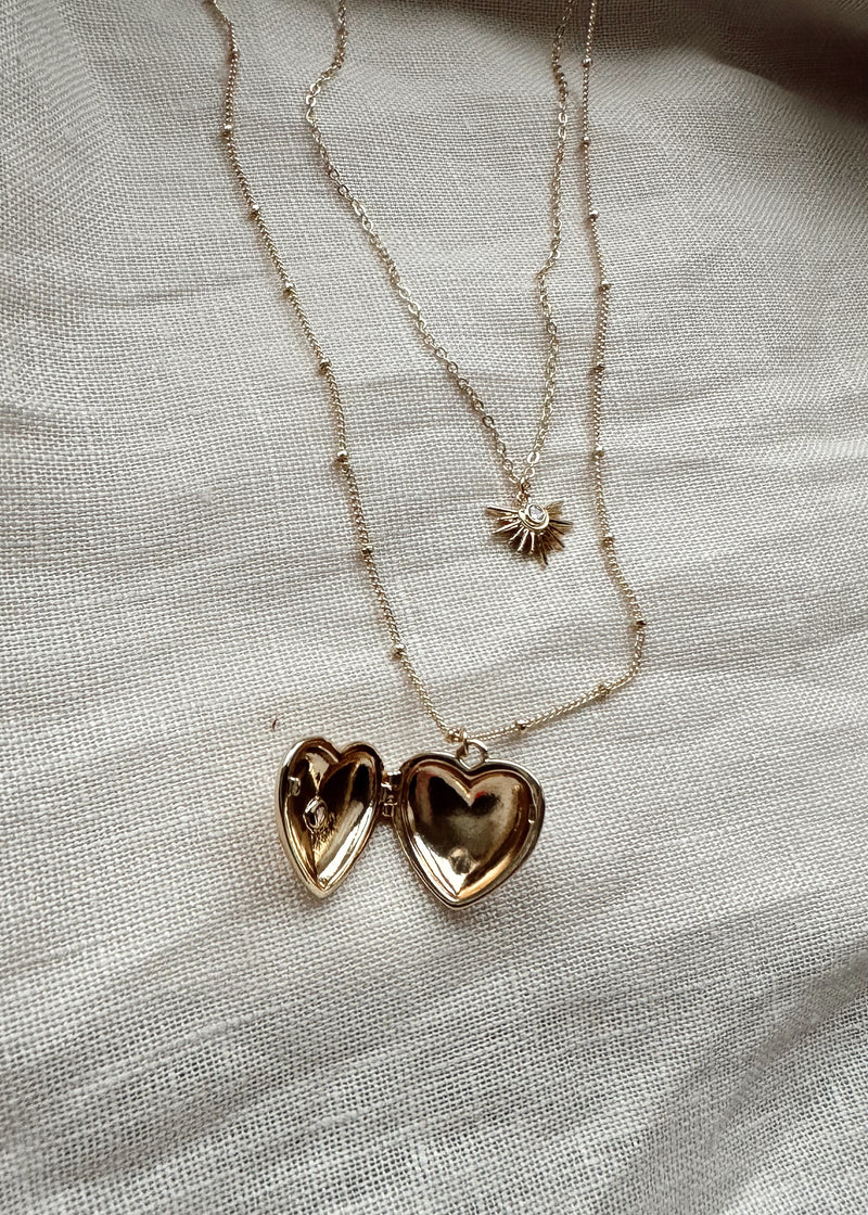 SS25 locket necklace-The Style Attic