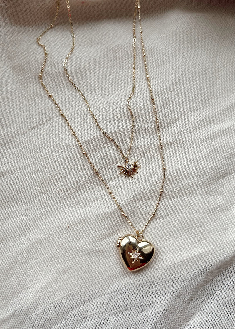 SS25 locket necklace-The Style Attic