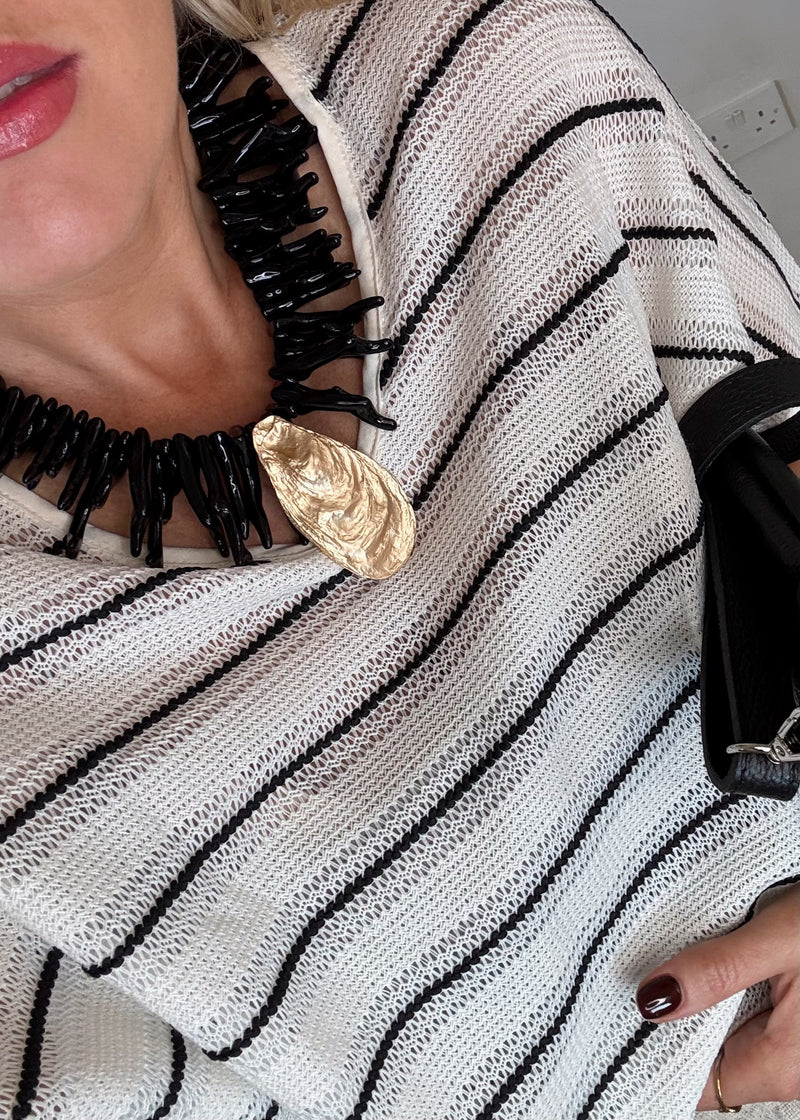 SS25 necklace - black-The Style Attic