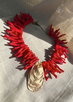 SS25 necklace - red-The Style Attic