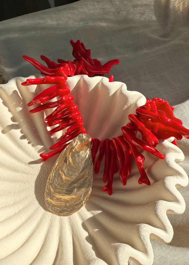 SS25 necklace - red-The Style Attic