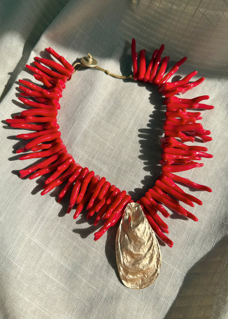 SS25 necklace - red-The Style Attic