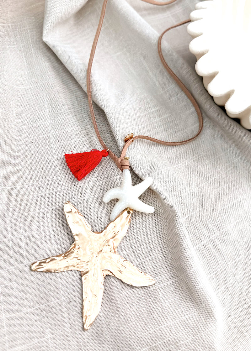 SS25 star necklace-The Style Attic