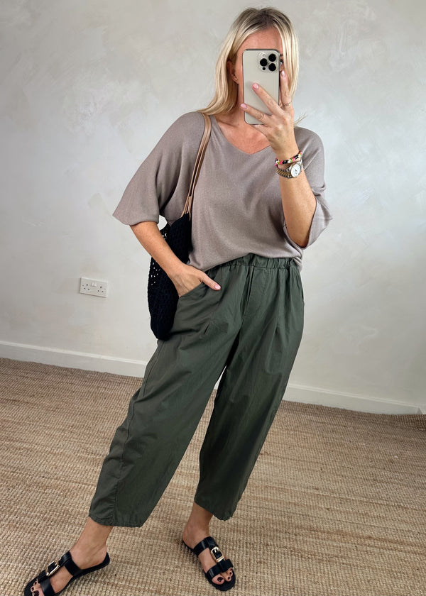 Samara fine knit - mocha-The Style Attic