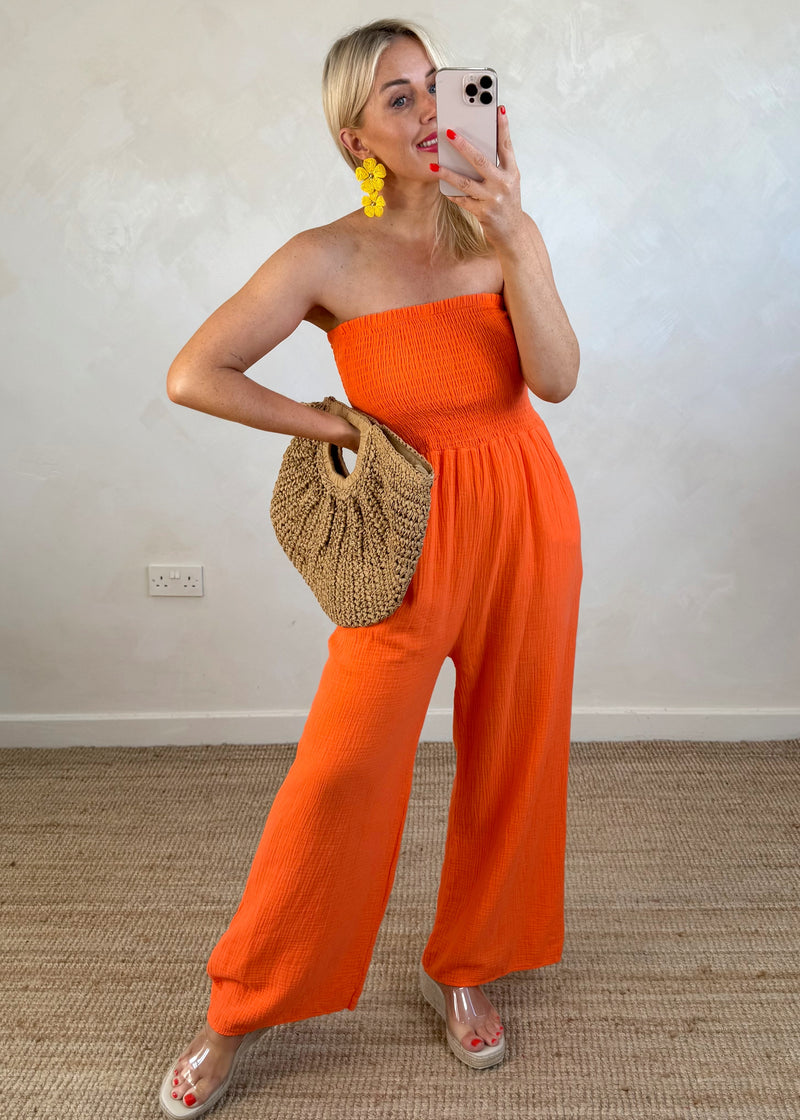 Sarah cheesecloth jumpsuit-The Style Attic